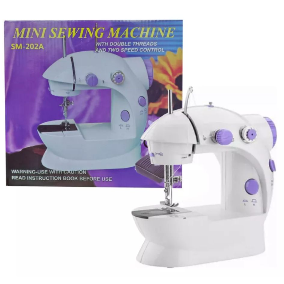 Mini maquina de coser portatil con pedal
