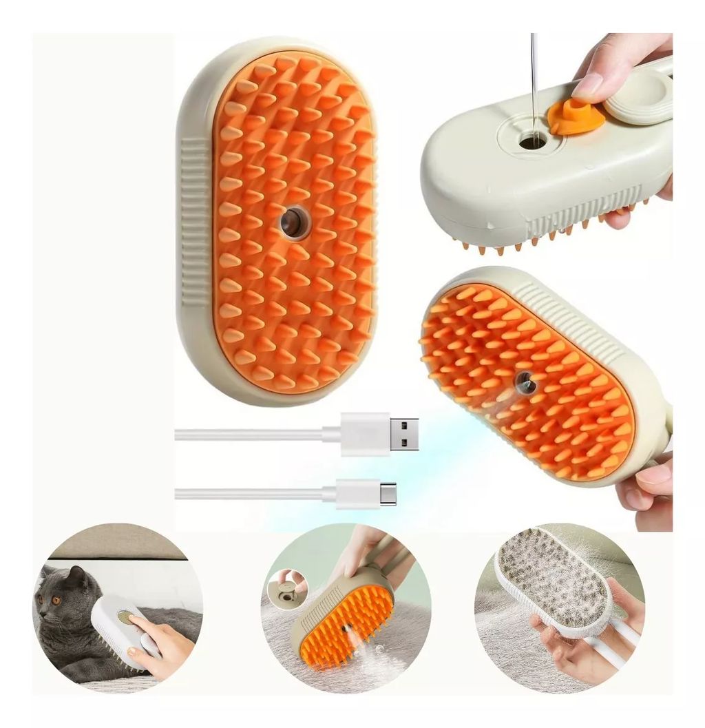 Cepillo para mascotas - con vapor y spray