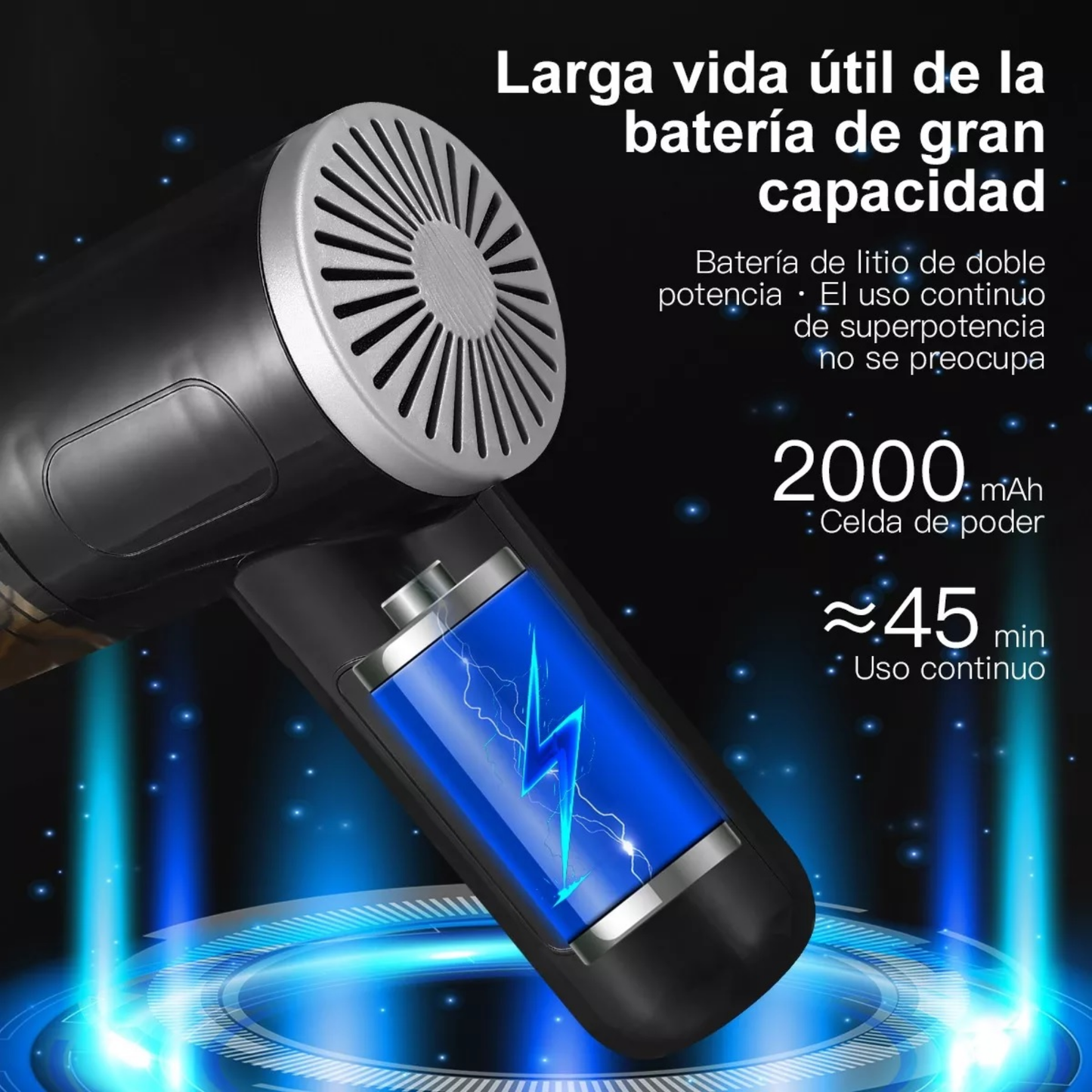 Aspiradora portátil para carro y casa