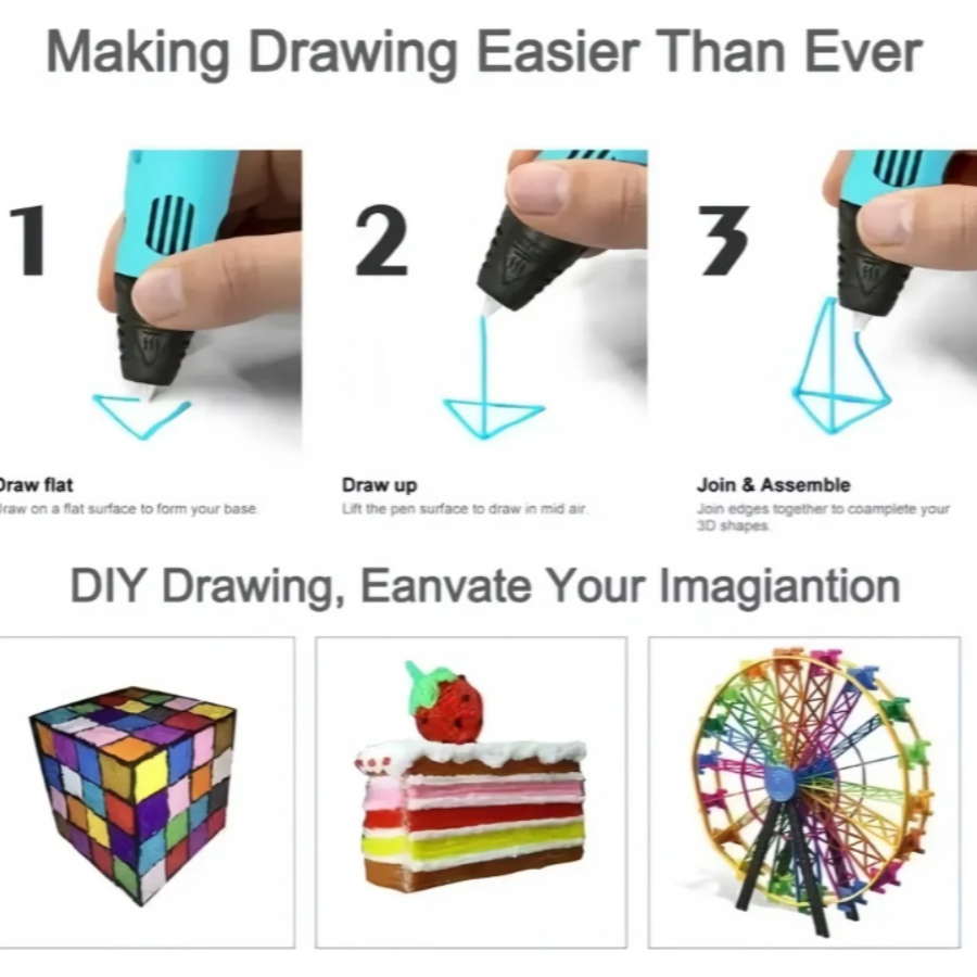 Pluma 3D - Bolígrafo Dibujo Impresora