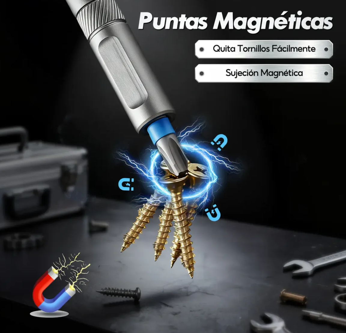 Kit destornillador magnetico 24 pcs