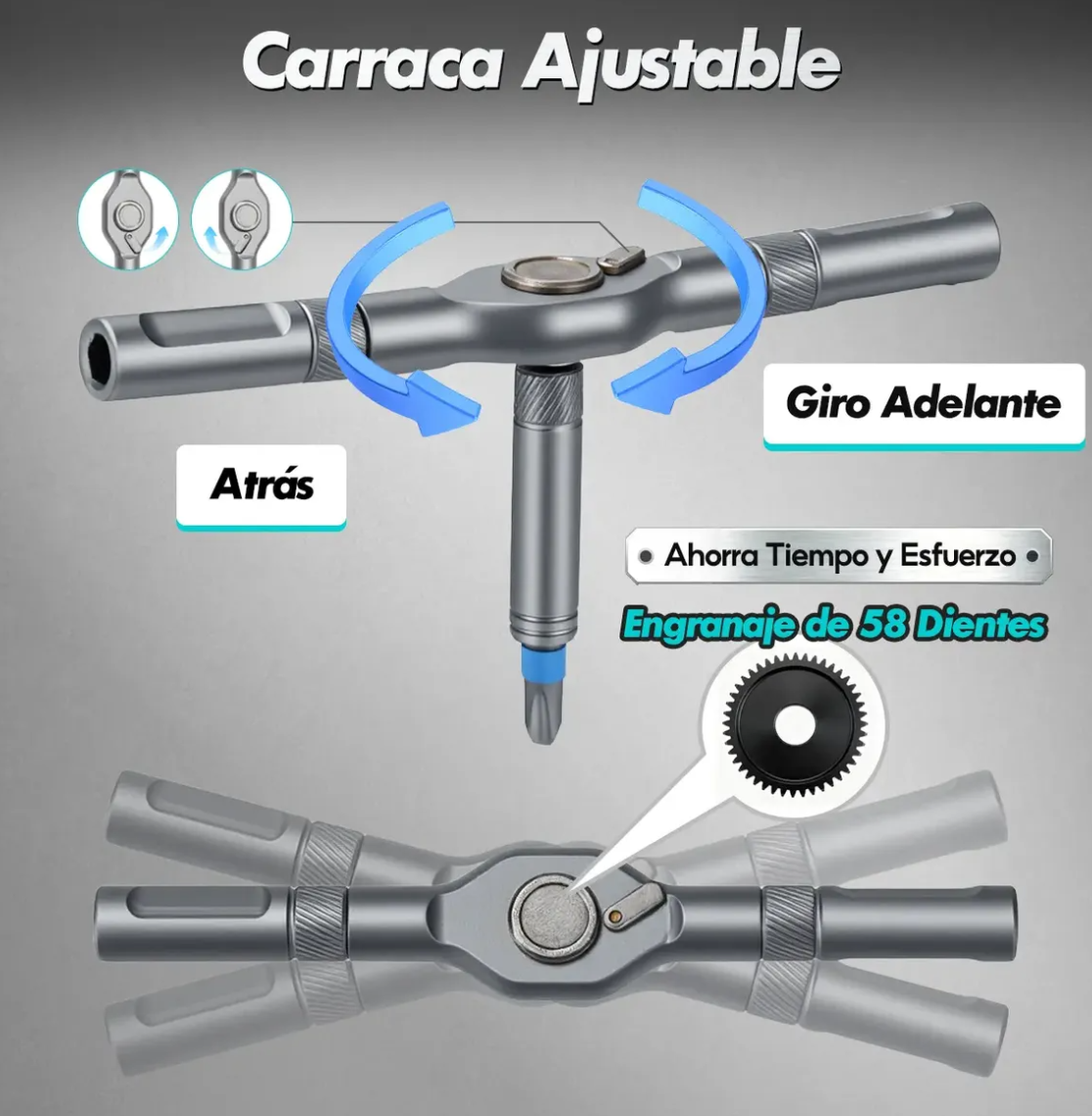 Kit destornillador magnetico 24 pcs