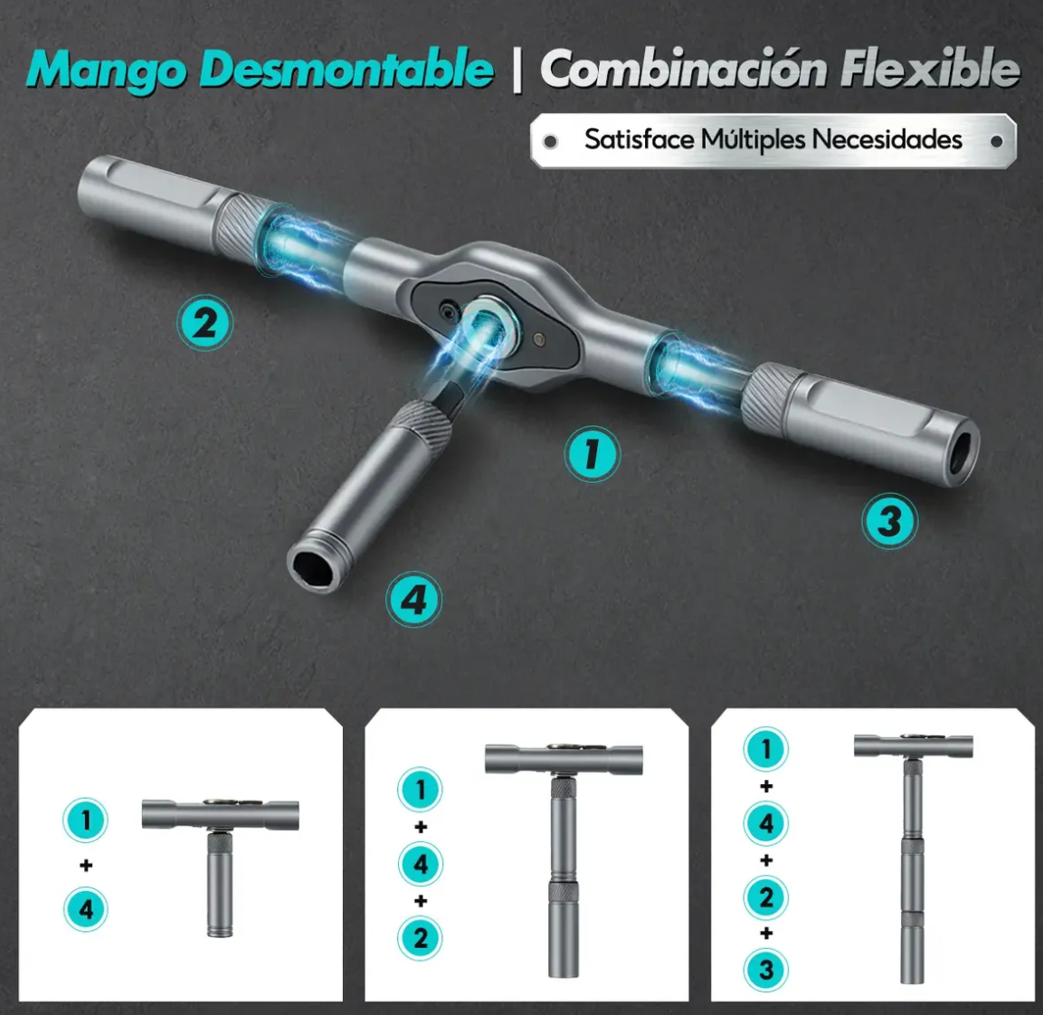 Kit destornillador magnetico 24 pcs