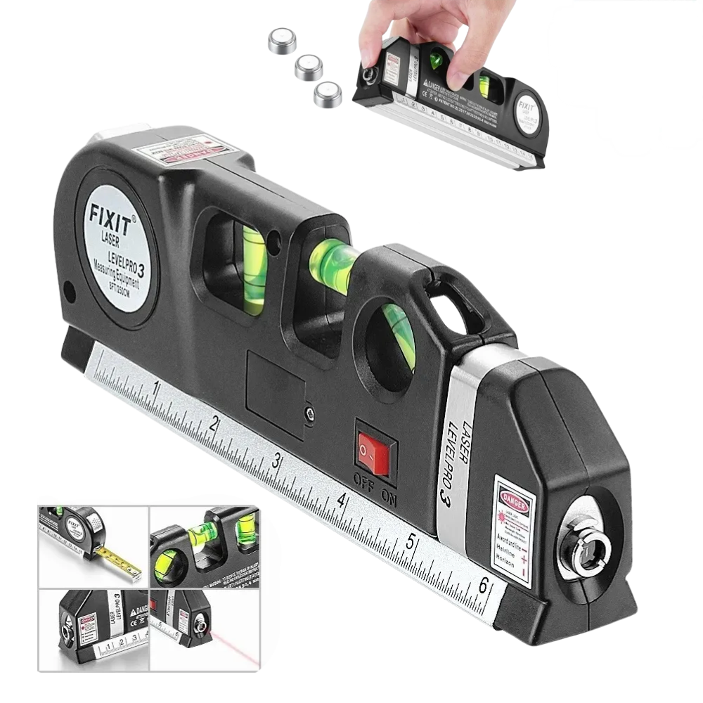 Nivelador laser y cinta Metrica 2.5M